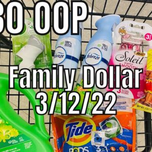 Family Dollar $8.30 OOP | ALL DIGITAL COUPONS 🔥🔥🔥March 12, 2022
