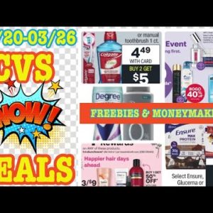 CVS 8 Wow Deals 03/20-03/26🔥Free Facial, Toothpaste & Hair Care|Cheap Household Products & More!