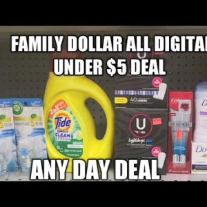 FAMILY DOLLAR ALL DIGITAL UNDER $5 DEALS