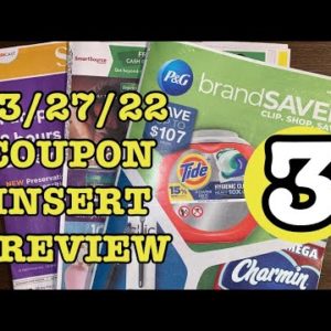 What coupons are we getting? 03/27/22 Coupon Insert Preview (3 Inserts)April P&G w/Laundry Save & SS