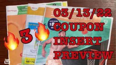What coupons are we getting? 03/13/22 Coupon Insert Preview 🔥{3 Inserts}🔥