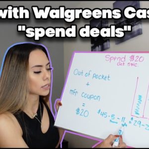 Using Walgreens cash on a spend deal //Walgreens Couponing