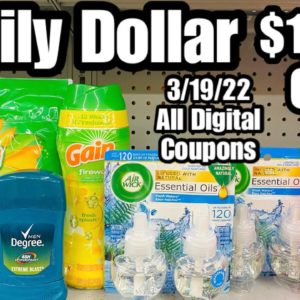 Family Dollar $10 OOP | ALL DIGITAL COUPONS $5 off $25 🔥March 19, 2022