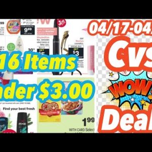 CVS Best Wow Deals 04/17-04/23|$1.99 Diapers, Free Body Spray, $0.99 Cereal, Free Cosmetics & More!