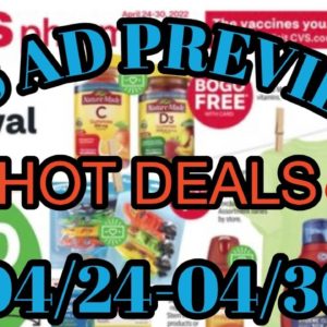 Cvs Ad Preview 04/24-04/30 Wys $40 is Back + $15 off $60 Hair Care Coupon|🔥Hot Deals🔥