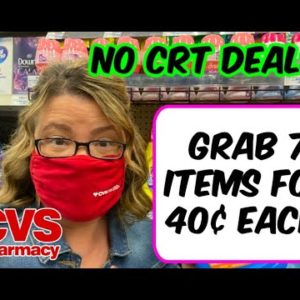 CVS NO CRT DEALS | GRAB 7 ITEMS FOR 40¢ EACH!