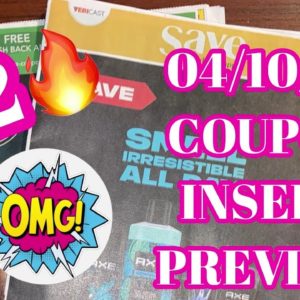 What coupons are we getting? 04/10/22 🔥2 Inserts + 5 Bogo Coupons🔥