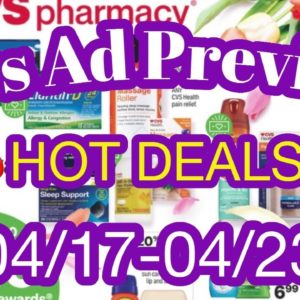 CVS AD PREVIEW 04/17-04/23 (WYS $40 get $10ECB) Cheap Laundry, Pampers, Freebies & More!
