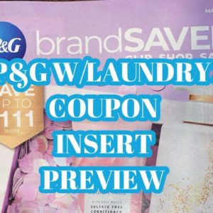 May P&G w/Laundry 2022 Coupon Insert Preview