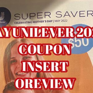 May Unilever 2022 Coupon Insert Preview