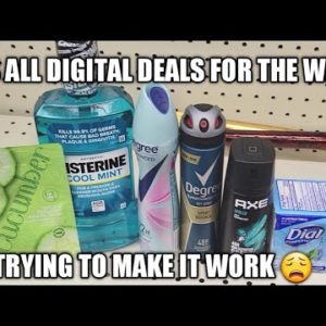 CVS ALL DIGITAL DEALS FOR THE WEEK| TRYING TO MAKE IT WORK