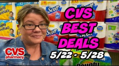 CVS BEST DEALS (5/22 - 5/28) | Paper Products, Diapers, Sunscreen & more!