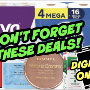 WALGREENS DIGITAL ONLY DEALS(5/15 - 5/21)  | CHEAP Paper Products, facial care & more!