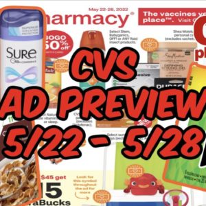 CVS AD PREVIEW (5/22 - 5/28) | FREE DEODORANT, CHEAP PAPER PRODUCTS, LAUNDRY, CEREAL & MORE!