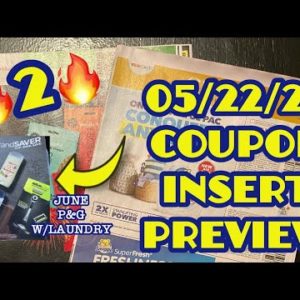 What coupons are we getting? 05/22/22 Coupon Insert Preview {2 Inserts}