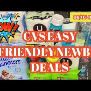 CVS Easy Friendly Newbie All Digital Deals 06/05-06/11🔥Free Cosmetics, Feminine Care & $2 Diapers!
