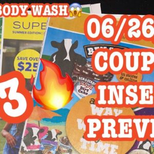 What coupons are we getting? 06/26/22 Coupon Insert Preview {3 Inserts} Free Body Wash!