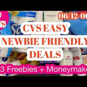 CVS Easy Newbie Friendly All Digital Deals 06/12-06/18 Free Cosmetics|Oral Care, Hair Care & More!