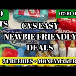 CVS Easy Newbie Friendly Deals 07/10-07/16 Free Cosmetics,