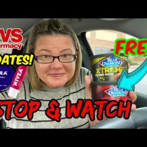CVS STOP 🛑 & WATCH VIDEO | FREE ALMONDS & MUST SEE UPDATES!