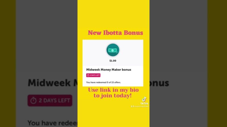 Ibotta Midweek Bonus