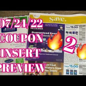 What coupons are we getting? 07/24/22 Coupon Insert Preview {2 Inserts}