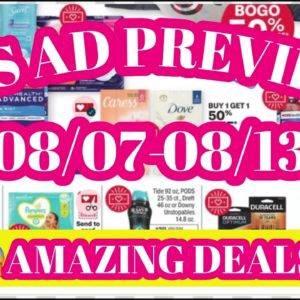 CVS Ad Preview 08/07-08/13 Spend $40 Promotion is Back!!