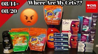 CVS Extreme Couponing Haul 08/14-20 | Free Feminine Care | Hair Care | Toothpaste| Laundry & More!