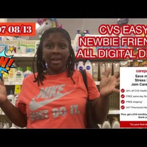 CVS Easy Newbie Friendly All Digital Deal 08/07-08/13 Free Cosmetics,Toothpaste $0.99 Diapers & More