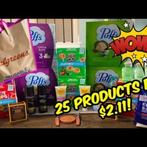 WALGREENS HAUL | 25 ITEMS FOR ONLY $2.11!