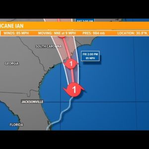 Hurricane Ian - Track storm live as it moves through the First Coast, up into South Carolina