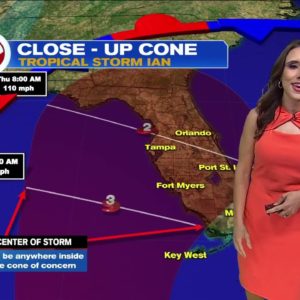 11 a.m. forecast advisory for Tropical Storm Ian