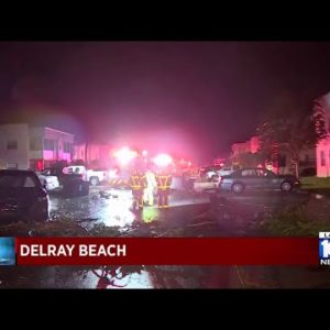 2 people hospitalized after tornado touches down in Delray Beach