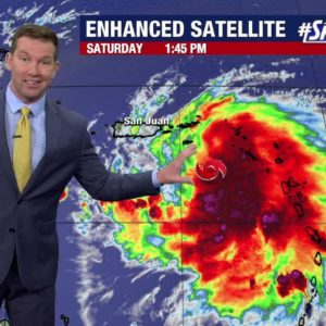 Tropical Storm Fiona predicted to become a hurricane as it nears Puerto Rico