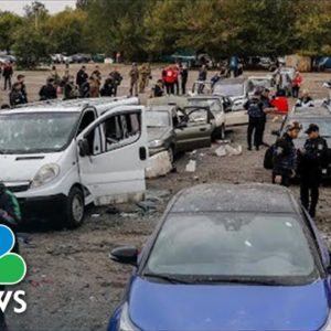 Civilian Convoy Attacked In Ukraine's Zaporizhzhia