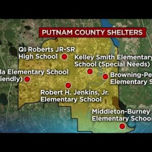 Putnam County expecting 7-15 inches of rain, 39-58 mph winds, commissioner says