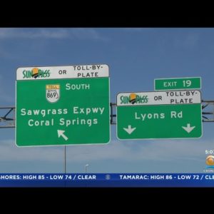 Driver Killed In Wrong-Way Crash On Sawgrass Expressway