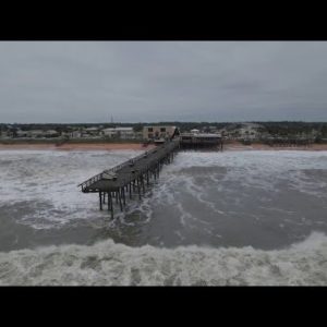 Drone video shows damage to Flagler Beach pier caused by Ian