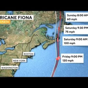 Canada braces for potential "landmark weather event" as Hurricane Fiona moves north