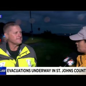 Evacuations underway in St. Johns County