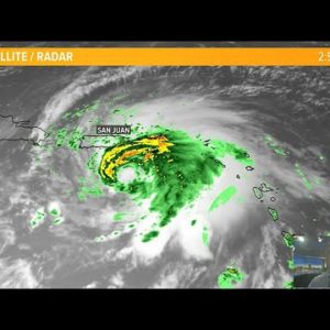 Fiona makes landfall in the Dominican Republic.
