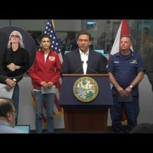Florida Gov. DeSantis discusses Ian response efforts in progress