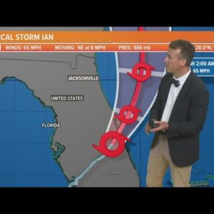 Tracking Tropical Storm Ian: Forecast, big impacts for Jacksonville | Sept. 29 6AM