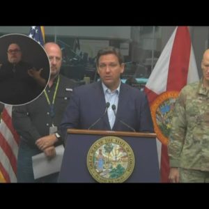 Gov. DeSantis giving Hurricane Ian update as Florida prepares