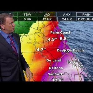 Here's how much rain Hurricane Ian dumped on Central Florida -- for now