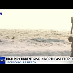 High rip current risk in Northeast Florida