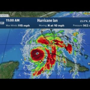 Hurricane Ian, 11 a.m. advisory for Sept. 27, 2022