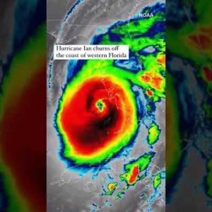 Hurricane Ian churns off the coast of western Florida