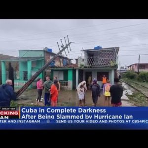 Hurricane Ian knocked out power in Cuba