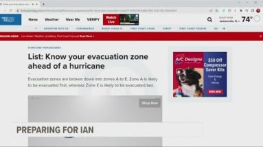 Hurricane tracking: Preparing for Ian's impacts